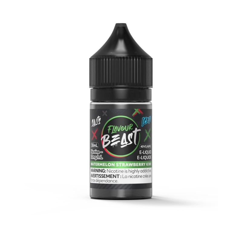 Watermelon Strawberry Kiwi Iced by Flavour Beast Salt [ON]