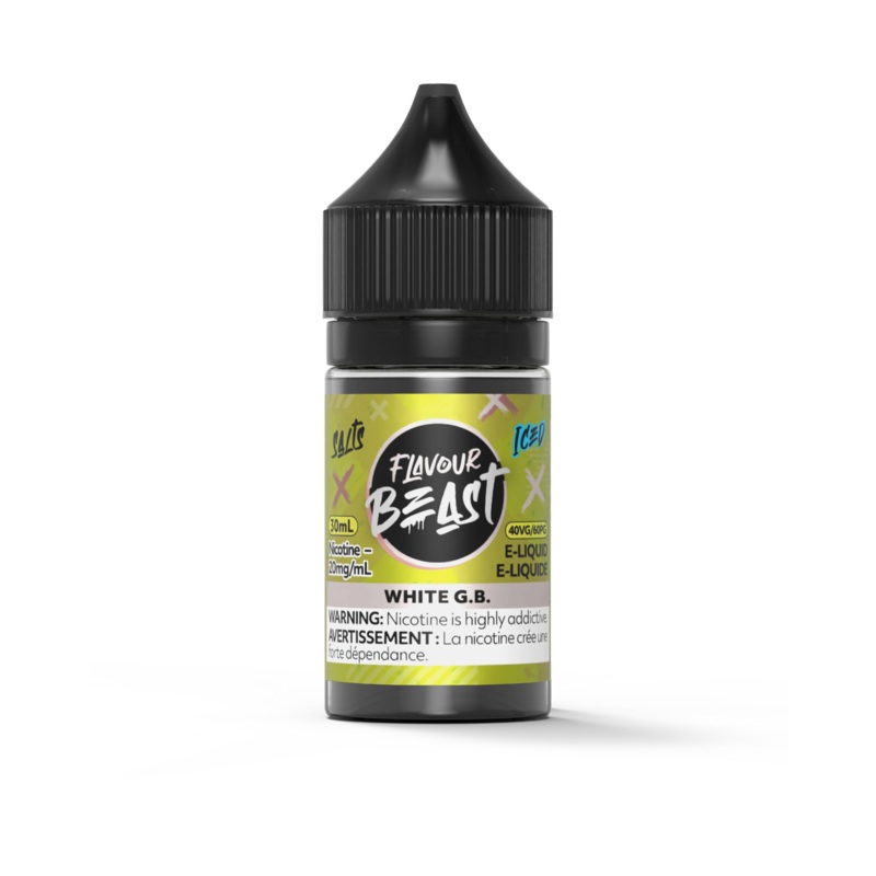 White G.B. Iced by Flavour Beast Salt [ON]