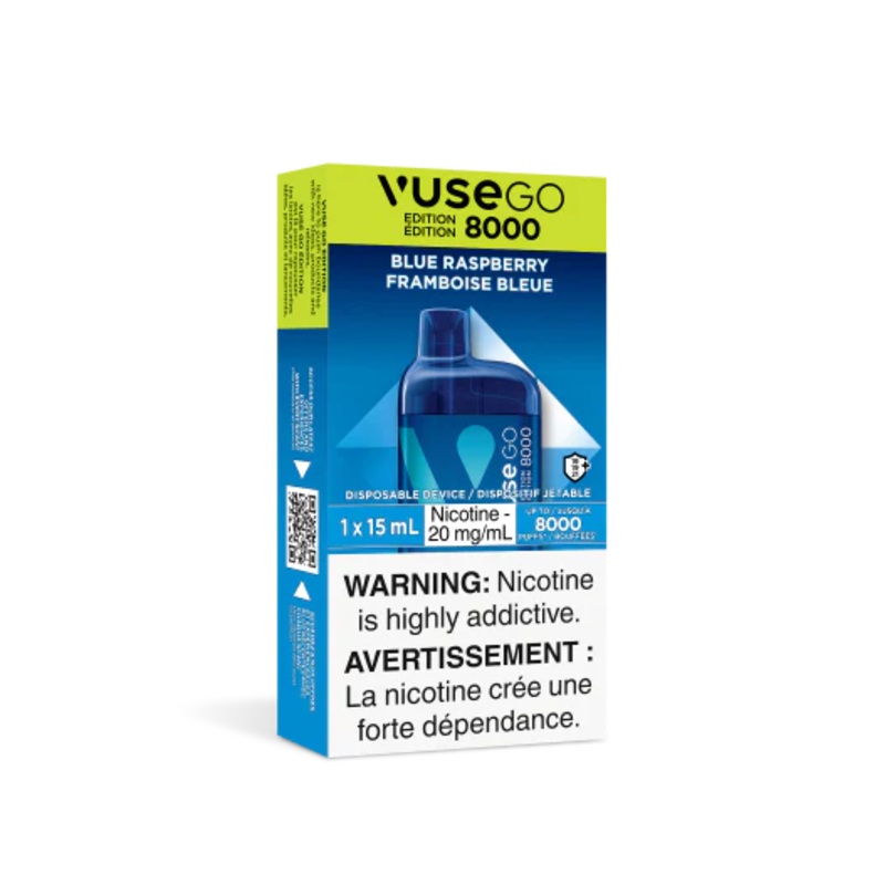 Blue Raspberry by Vuse Go Edition 8000 (15mL, 8000 Puff) – Disposable Vape [ON]
