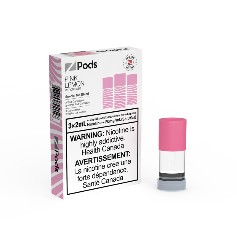 Pink Lemon Z Pods by Z Lab (‘Stlth’ Compatible Vape Pod) [ON]