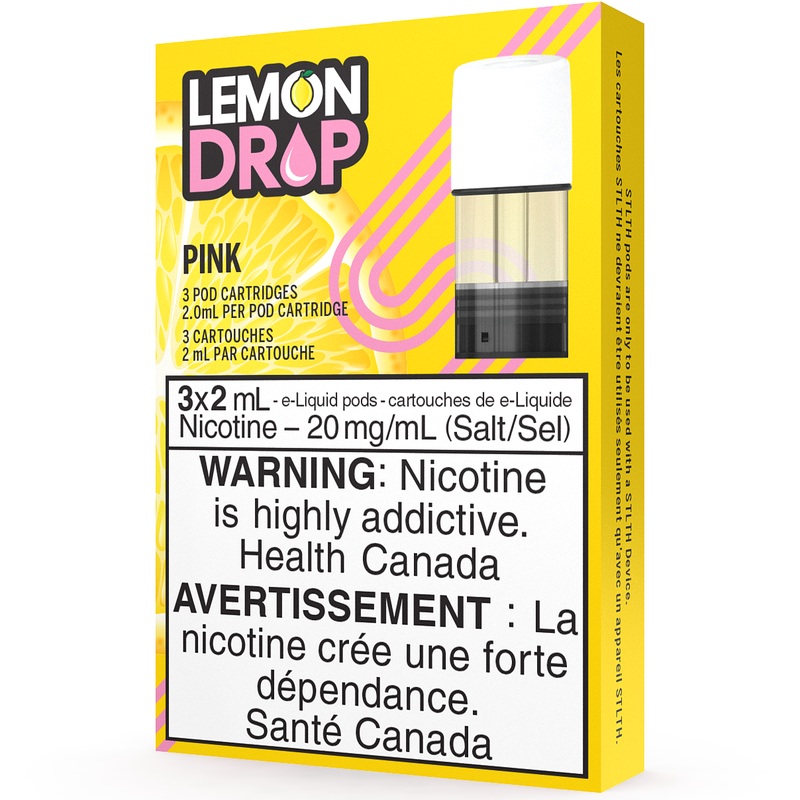 STLTH POD PACK LEMON DROP – PINK
