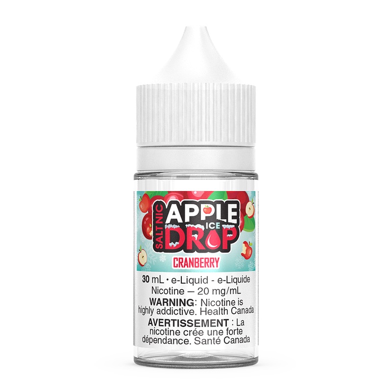 CRANBERRY – APPLE DROP ICE SALT 30ML