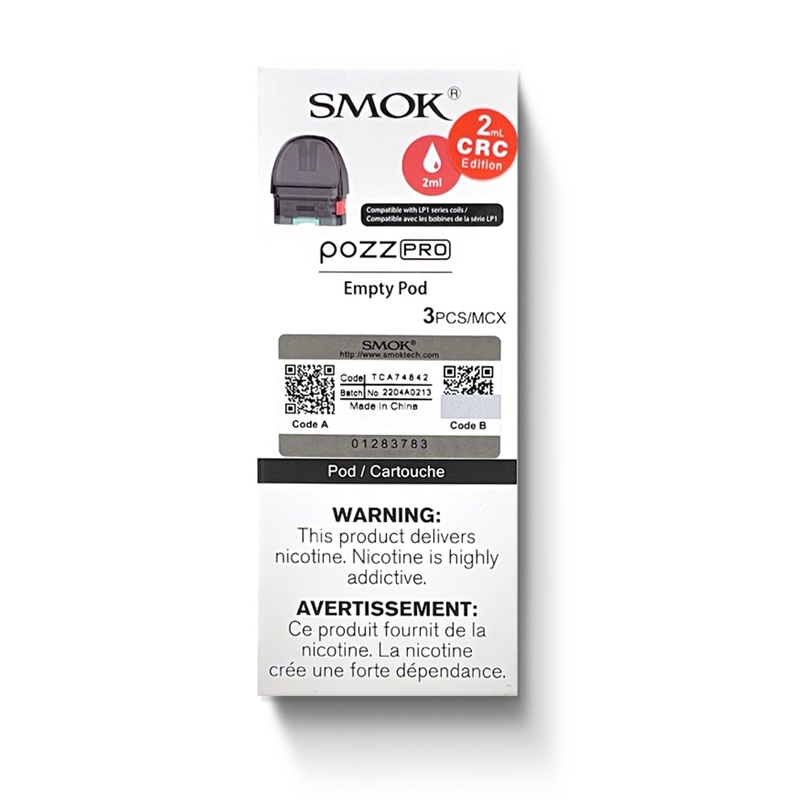 SMOK POZZ PRO EMPTY REPLACEMENT POD (3 PACK)