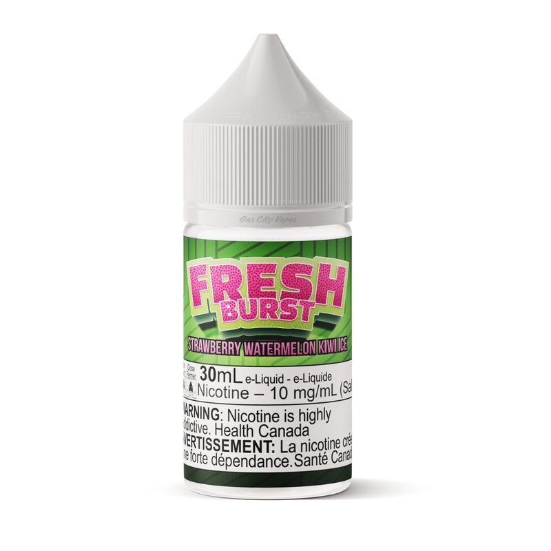 STRAWBERRY WATERMELON KIWI ICE SALT – FRESH BURST 30ML