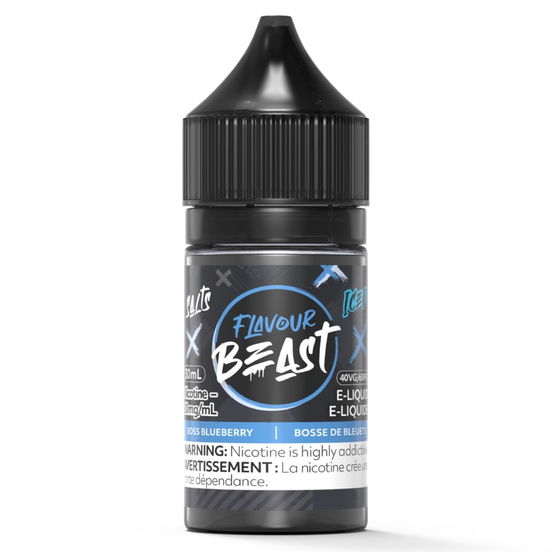 BOSS BLUEBERRY ICED – FLAVOUR BEAST SALT 30ML