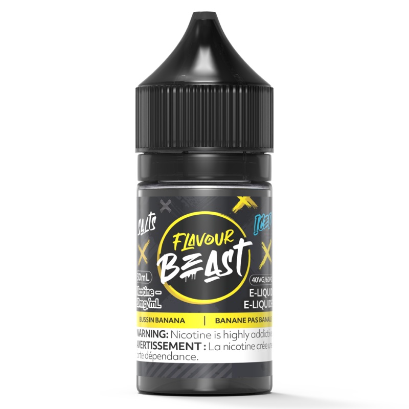 BUSSIN BANANA ICED – FLAVOUR BEAST SALT 30ML