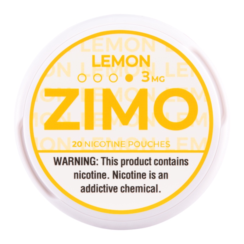 Lemon ZIMO Pouches|VAP|3mg|6mg|8mg|Single|5 Pack