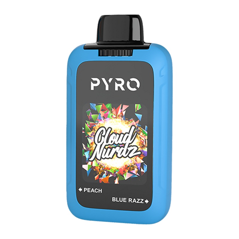 Peach/Blue Razz CLOUD NURDZ X PYRO Duo