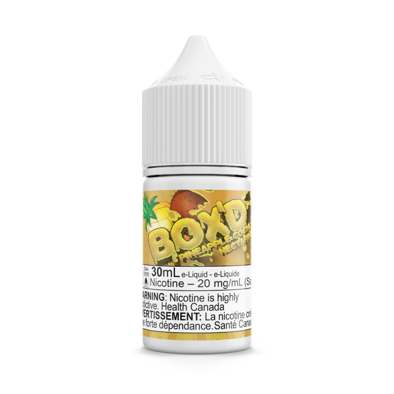 PINEAPPLE COCONUT NECTARINE – BOX’D SALTS 30ML