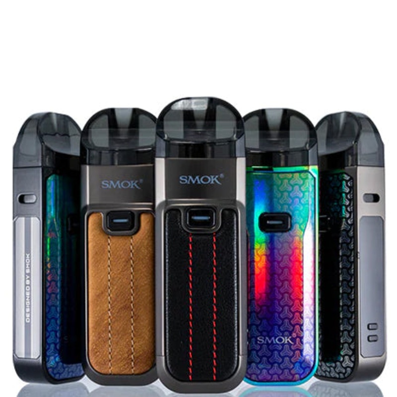 SMOK NORD 5 80W POD KIT|7-Color Dart|Beige White|Green Blue Dart|Leather Black|Leather Brown|Leather Grey|White Dart|Blue Pink Dart|Blue Grey Dart|Black Dart|Fluid Black & Grey