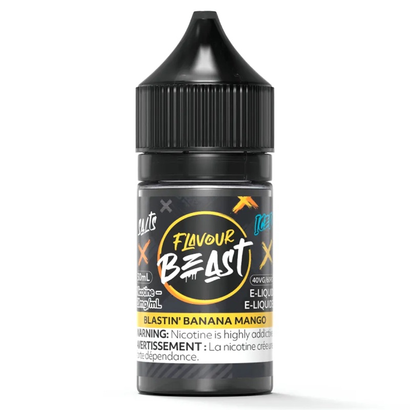 BLASTIN’ BANANA MANGO ICED – FLAVOUR BEAST SALT 30ML