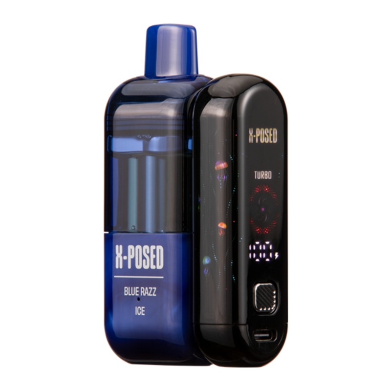 Blue Razz Ice X-Posed 35K Kit|VAP|50mg|Single|5 Pack
