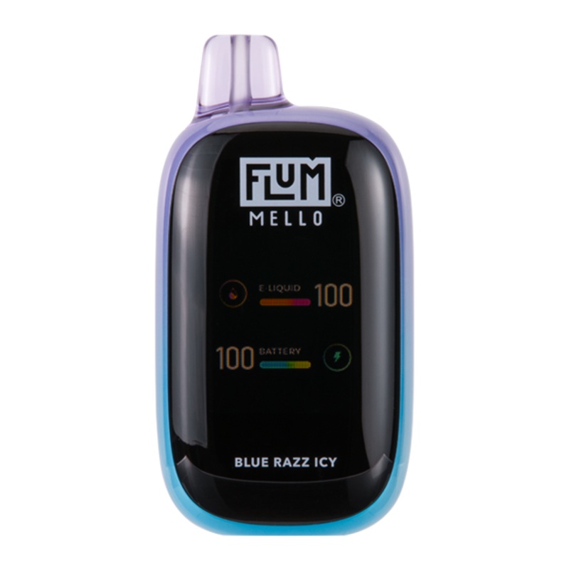 Blue Razz Icy FLUM Mello|VAP|50mg|Single|10 Pack