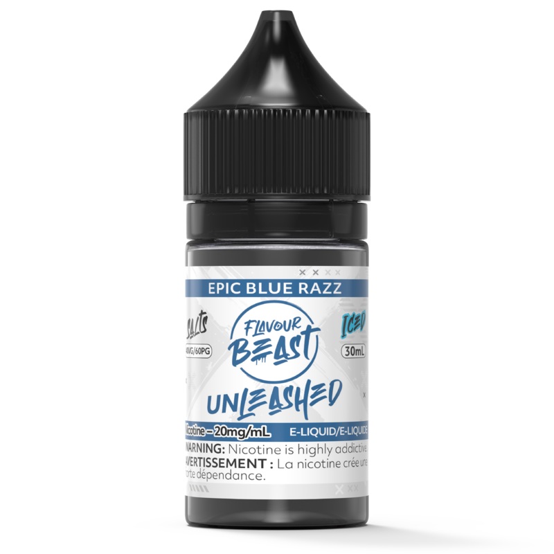EPIC BLUE RAZZ – FLAVOUR BEAST UNLEASHED SALT 30ML