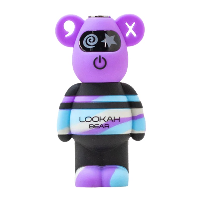 Purple Tie Dye LOOKAH Bear Battery Limited Edition