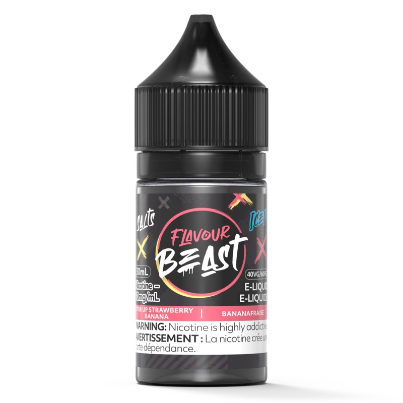 STR8 UP STRAWBERRY BANANA ICED – FLAVOUR BEAST SALT 30ML