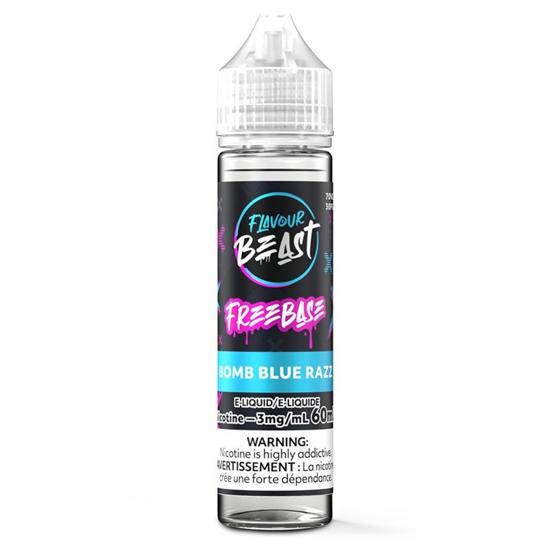 BOMB BLUE RAZZ – FLAVOUR BEAST E-LIQUID  60mL