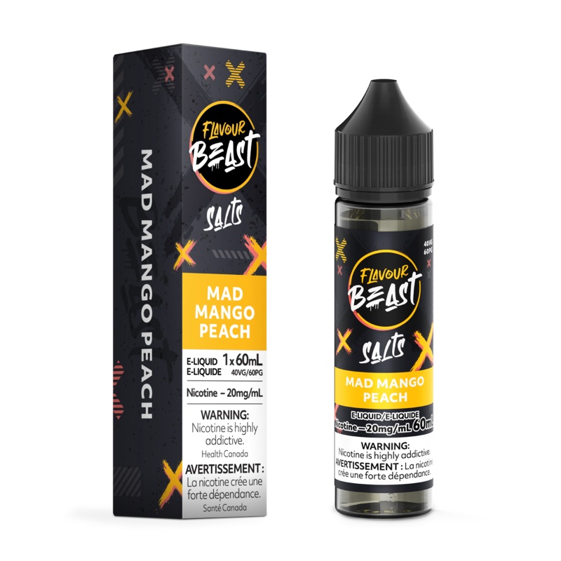 MAD MANGO PEACH – FLAVOUR BEAST SALT 60ML