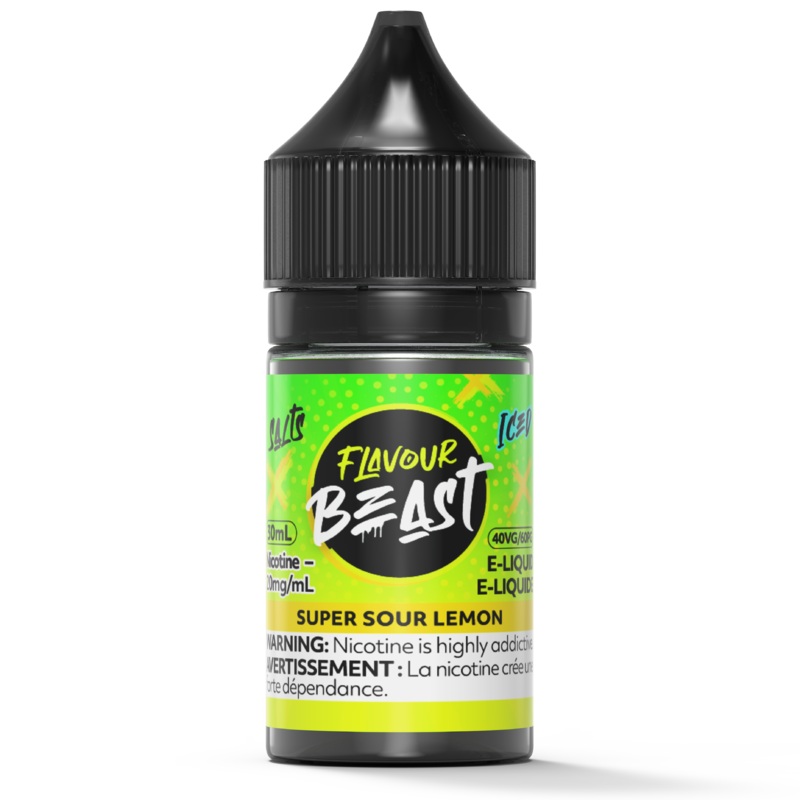 SUPER SOUR LEMON – FLAVOUR BEAST SALT 30ML