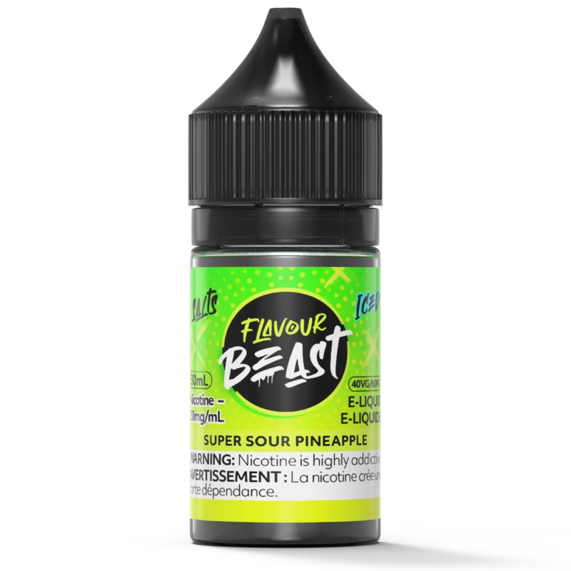 SUPER SOUR PINEAPPLE – FLAVOUR BEAST SALT 30ML