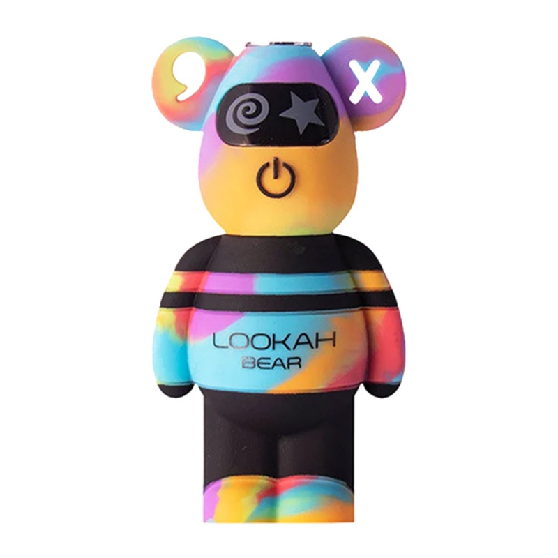 Yellow Tie Dye LOOKAH Bear Battery Limited Edition