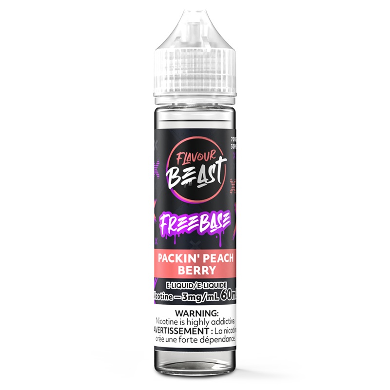 PACKIN’ PEACH BERRY – FLAVOUR BEAST E-LIQUID  60mL