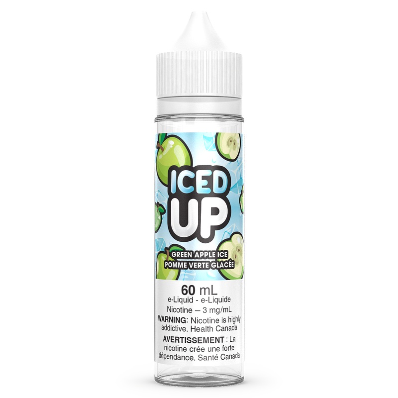 GREEN APPLE ICE – ICED UP 60ML [AB]