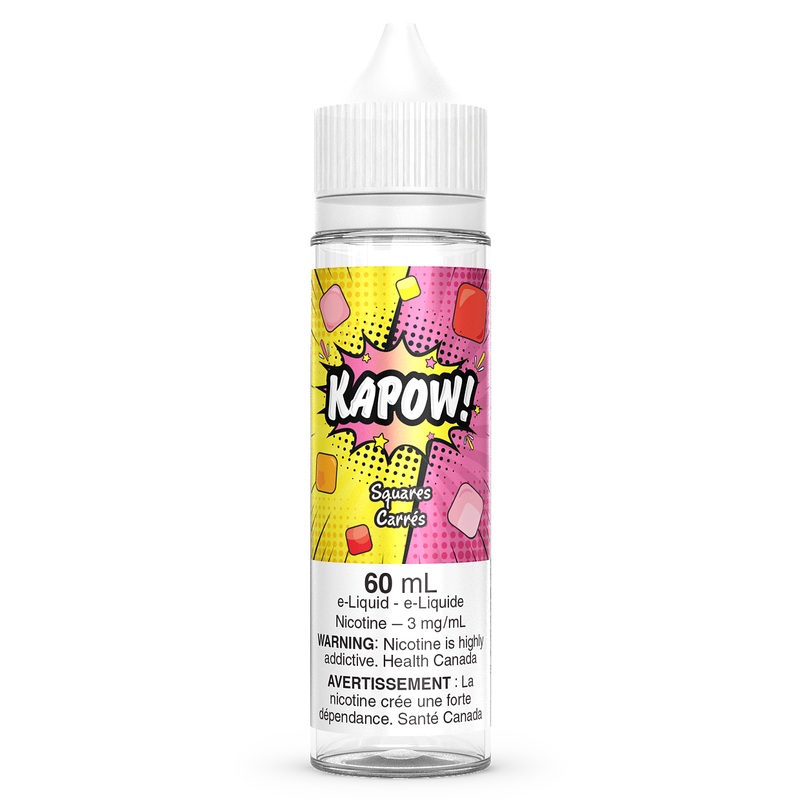 SQUARES – KAPOW 60ml [AB]|3mg|6mg|12mg