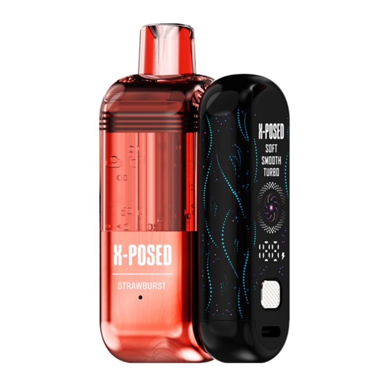 Strawburst X-Posed 35K Kit|VAP|50mg|Single|5 Pack