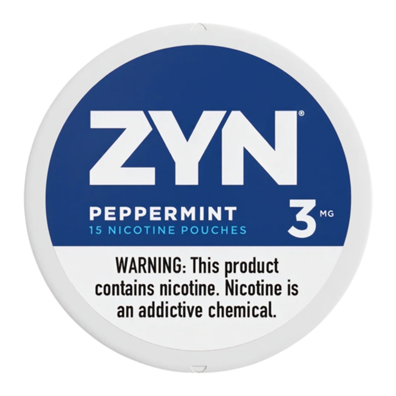 Peppermint ZYN Pouches|VAP|3mg|6mg|Single|5 Pack