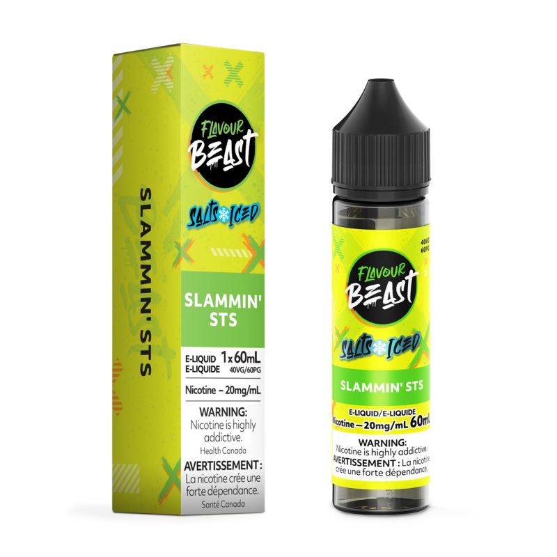 SLAMMIN’ STS ICED – FLAVOUR BEAST SALT 60ML [AB]