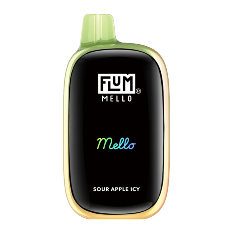 Sour Apple Icy FLUM Mello|VAP|50mg|Single|10 Pack