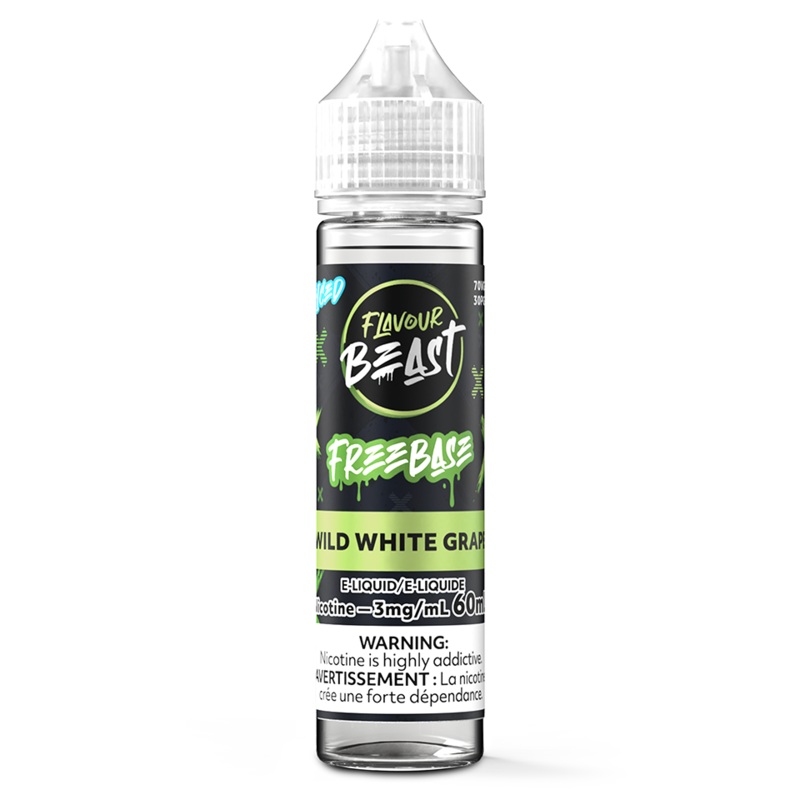 WILD WHITE GRAPE ICED – FLAVOUR BEAST E-LIQUID  60mL [AB]