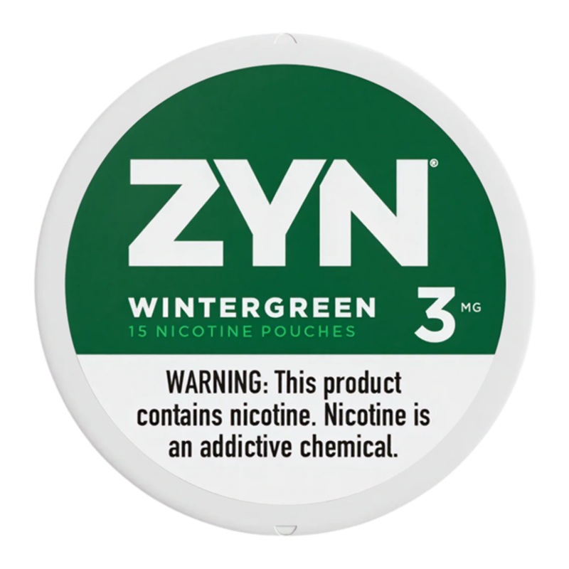 Wintergreen ZYN Pouches|VAP|3mg|6mg|Single|5 Pack