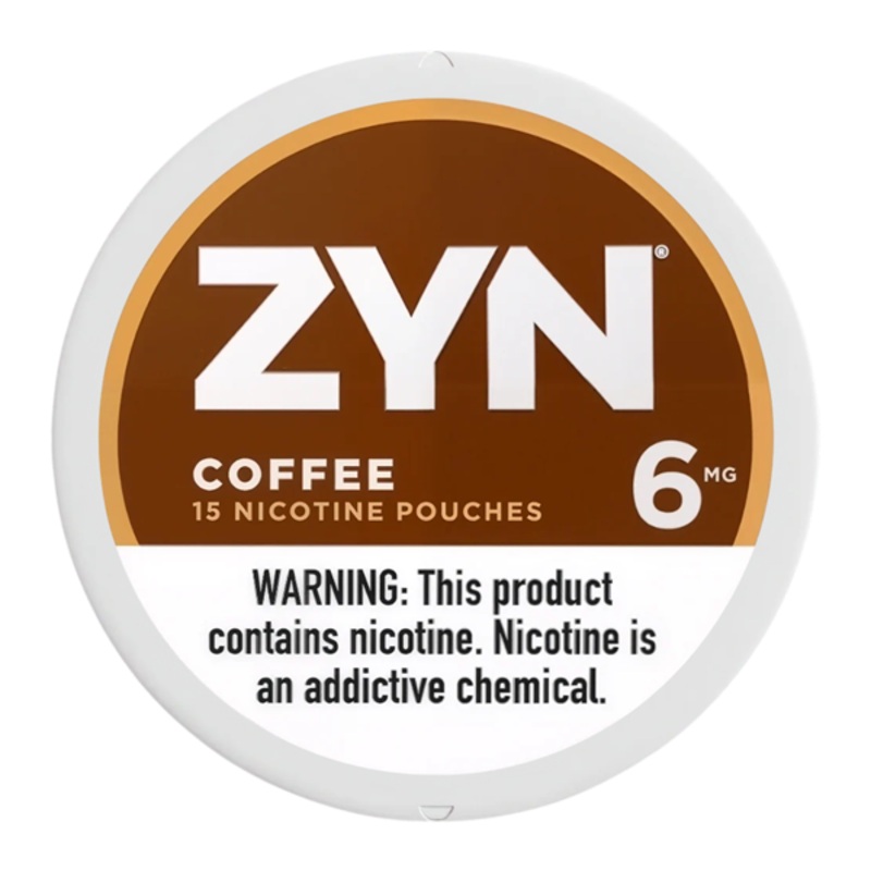 Coffee ZYN Pouches|VAP|3mg|6mg|Single|5 Pack