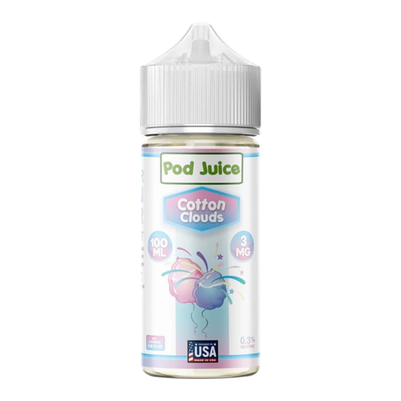 Cotton Clouds Pod Juice 100ml|VAP|3mg|6mg|Single