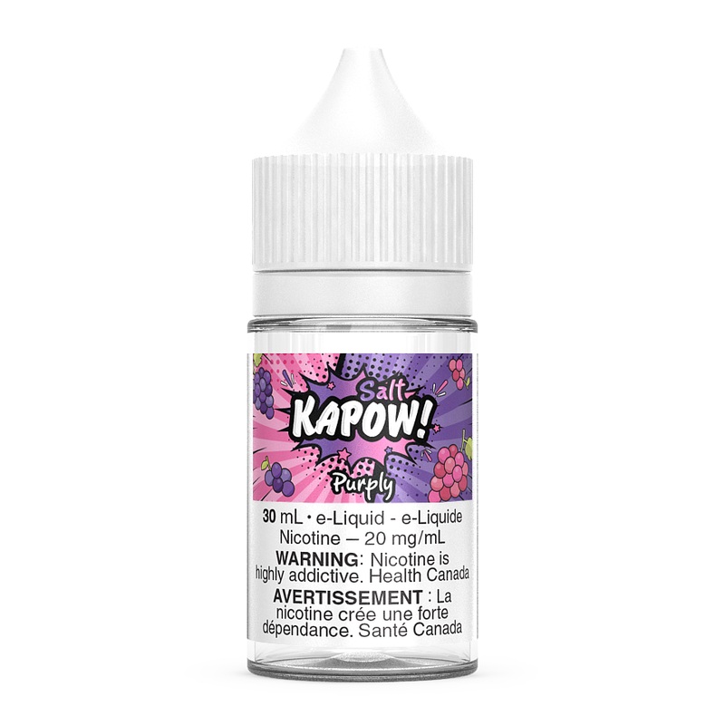 PURPLY – KAPOW SALT 30ML [AB]|12mg SALT NICOTINE|20mg SALT NICOTINE|20mg (BOLD 50)