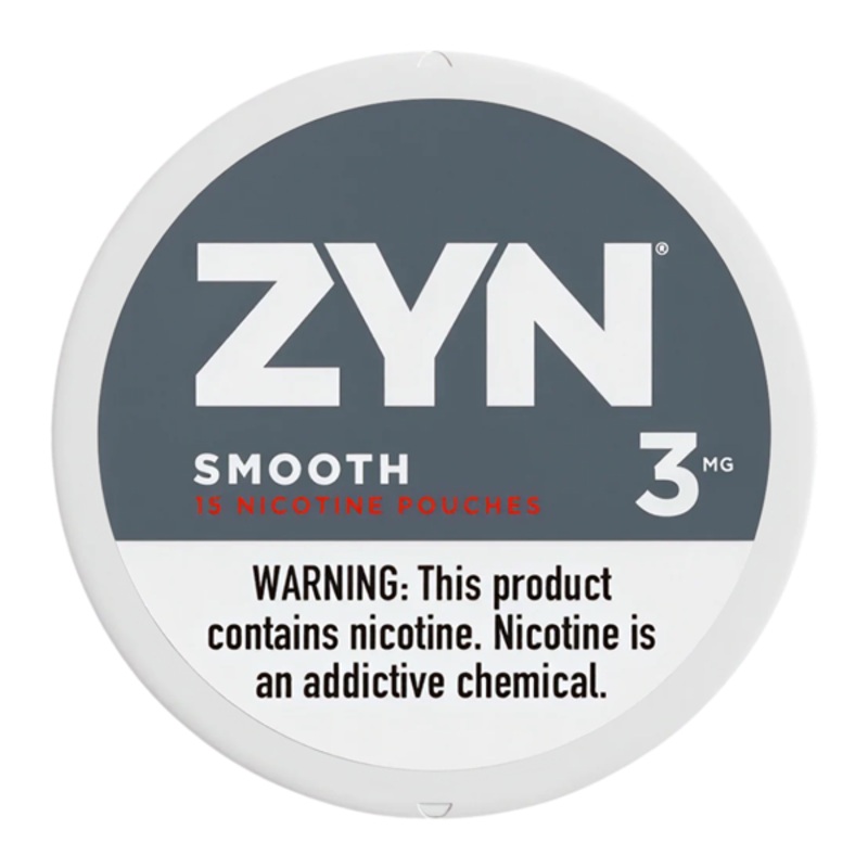 Smooth ZYN Pouches|VAP|3mg|6mg|Single|5 Pack