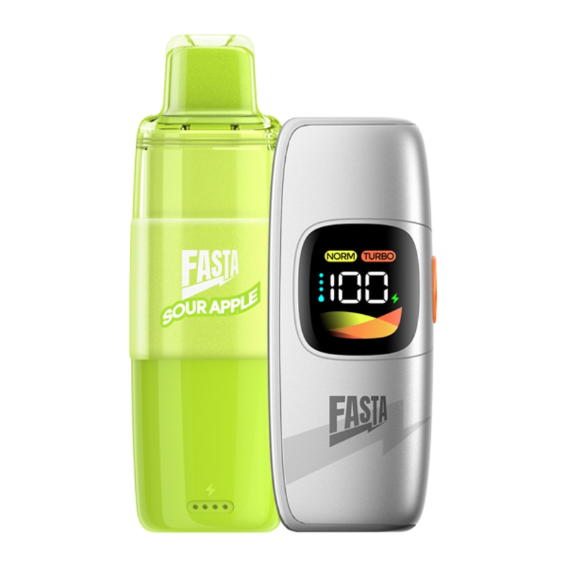 Sour Apple FASTA 40K Kit|VAP|50mg|Single|5 Pack