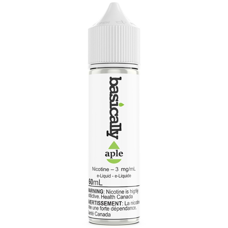 BASICALLY APPLE 60ml [AB]|3mg|6mg|12mg|0mg NICOTINE FREE *SALE*