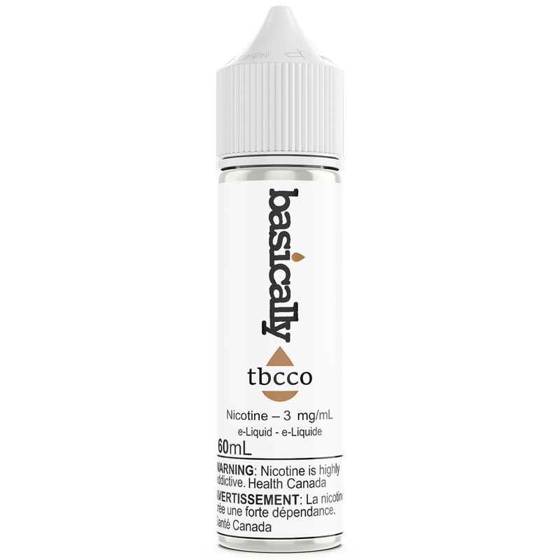 BASICALLY TOBACCO 60ml [AB]|3mg|6mg|12mg|0mg NICOTINE FREE