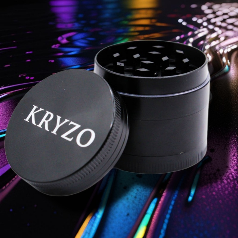KRYZO Grinder (4 Stage)|Small|Medium|Large|Gunmetal|Black