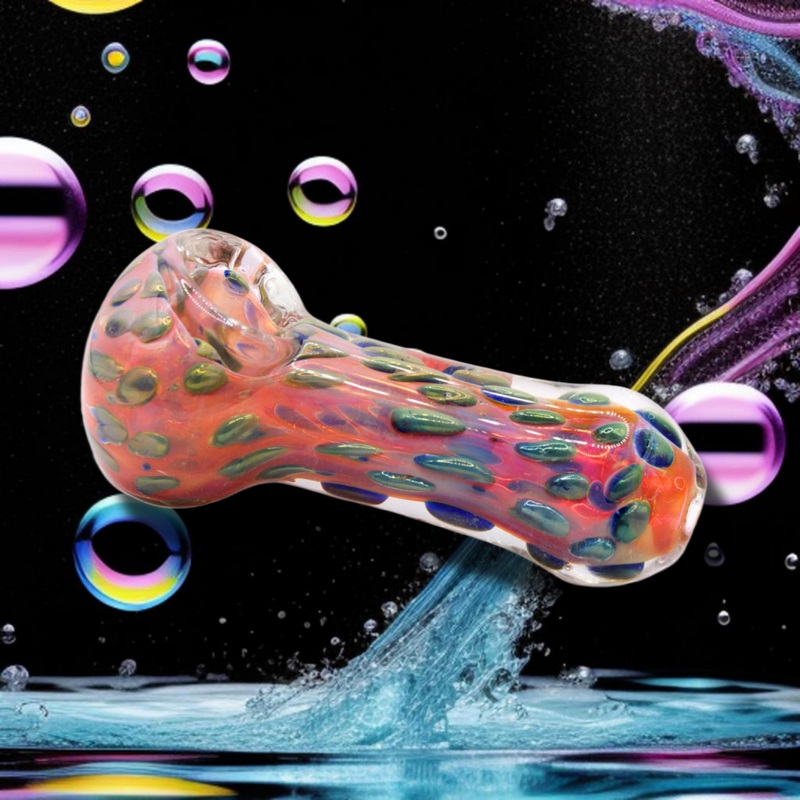 Liquid Splatter Pipe|Green Splatter|Blue Splatter