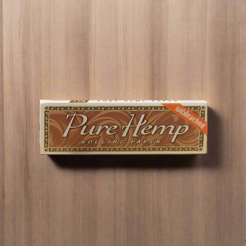 Pure Hemp Rolling Papers _Unbleached – 1 1/4