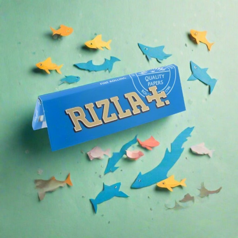 RIZLA Rolling papers – Blue 1 1/4