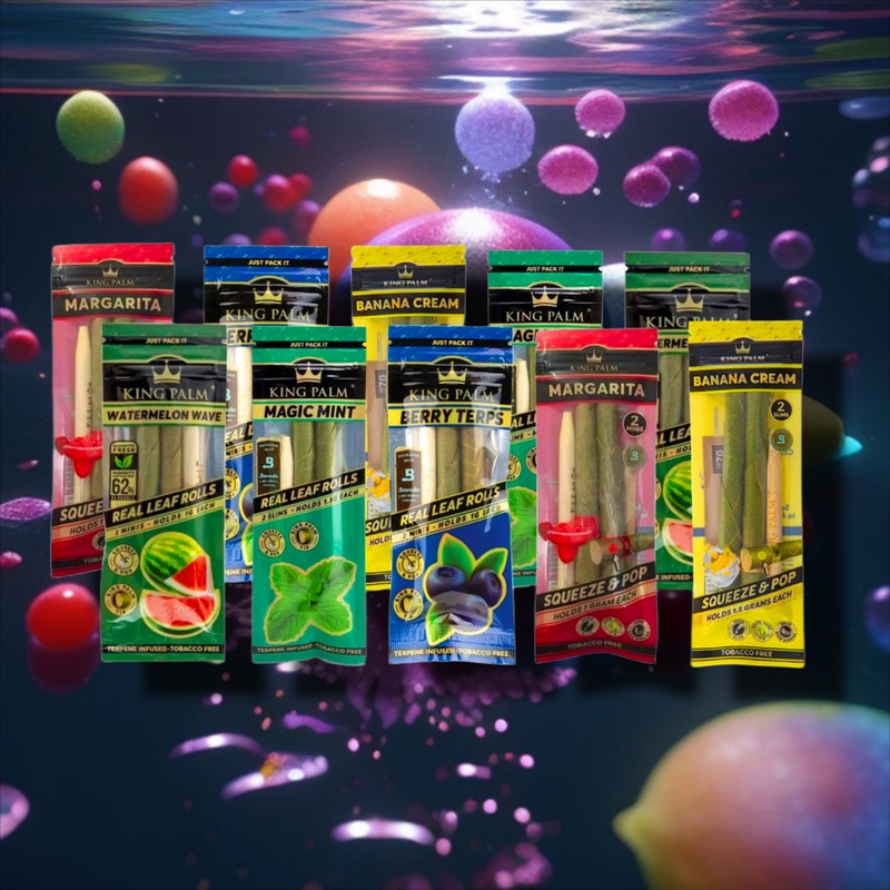 King palm hemp wraps|Margarita|Banana cream|Mango og|Watermelon wave|Magic mint