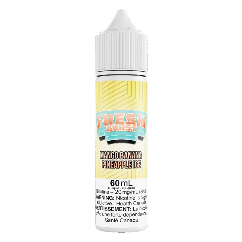 MANGO BANANA PINEAPPLE ICE – FRESH BURST SALT 60ML [AB]