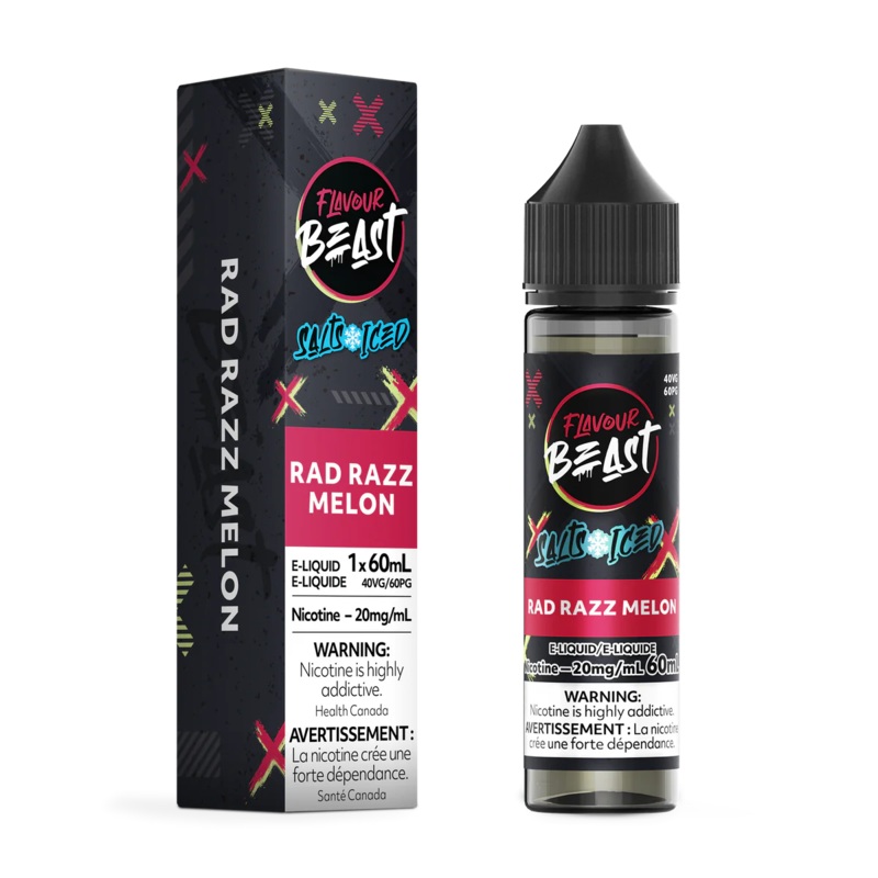 RAD RAZZ MELON – FLAVOUR BEAST SALT 60ML [AB]