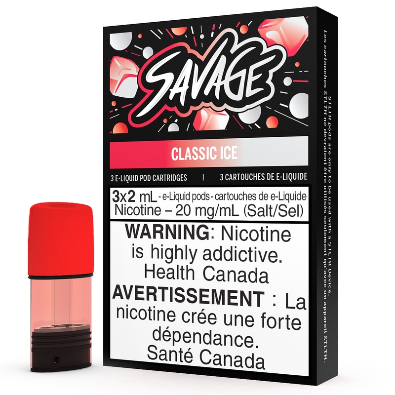 SAVAGE STLTH POD PACK – CLASSIC ICE [AB]