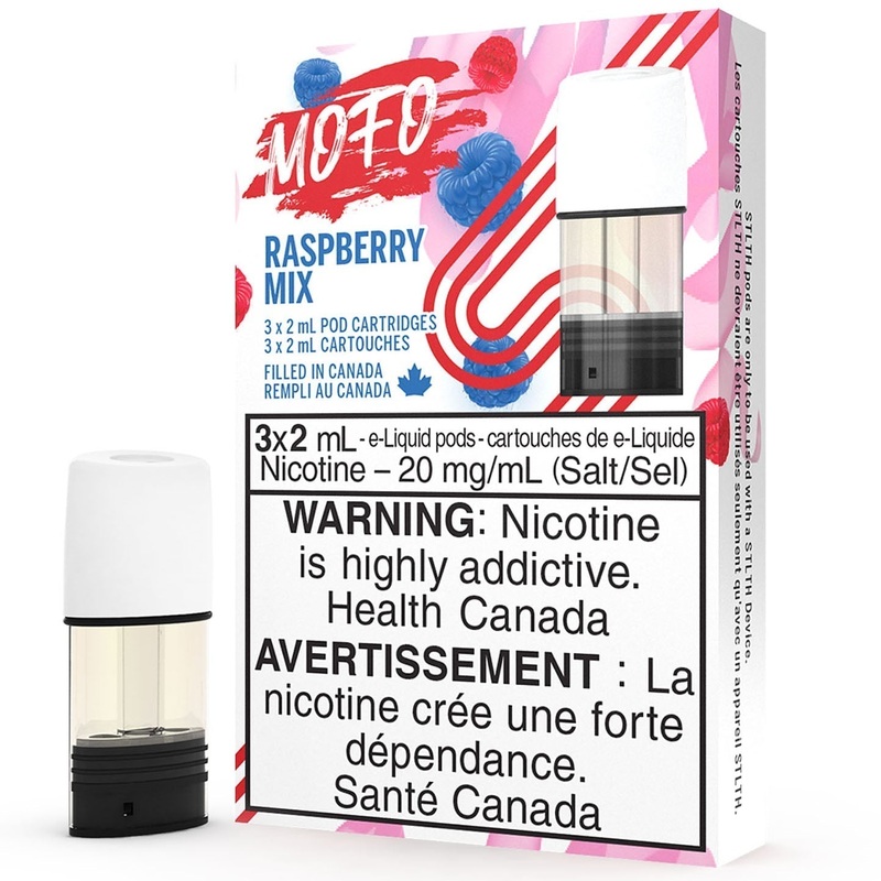 STLTH POD PACK – MOFO RASPBERRY MIX [AB]